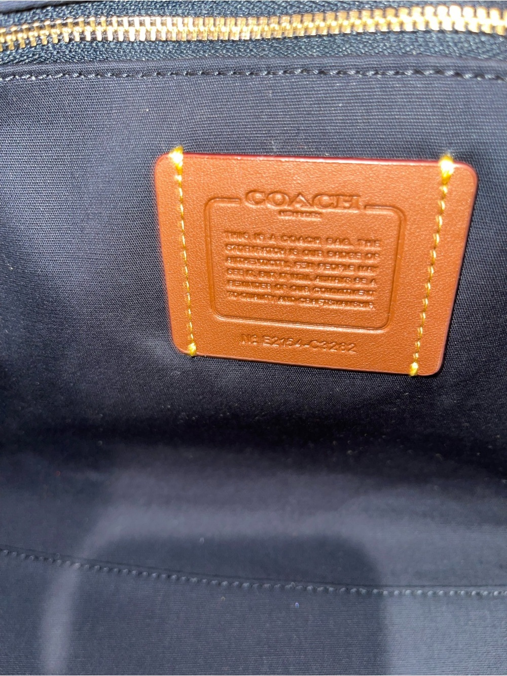 ❌ SOLD COACH Field Tote 30 In Signature Jacquard $395 C3282 MIDNIGHT NAVY NWT - Picture 8 of 10